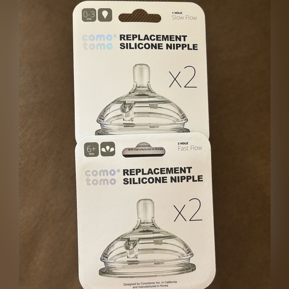 Como Tomo replacement nipples (2pack) - Picture 1 of 2